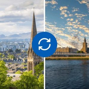 Glasgow to Inverness or Inverness to Glasgow